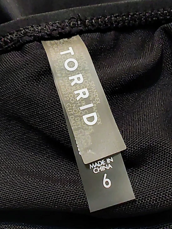 Torrid Wire Free Mid Lace Trimmed Swim Dress - Picture 7 of 7